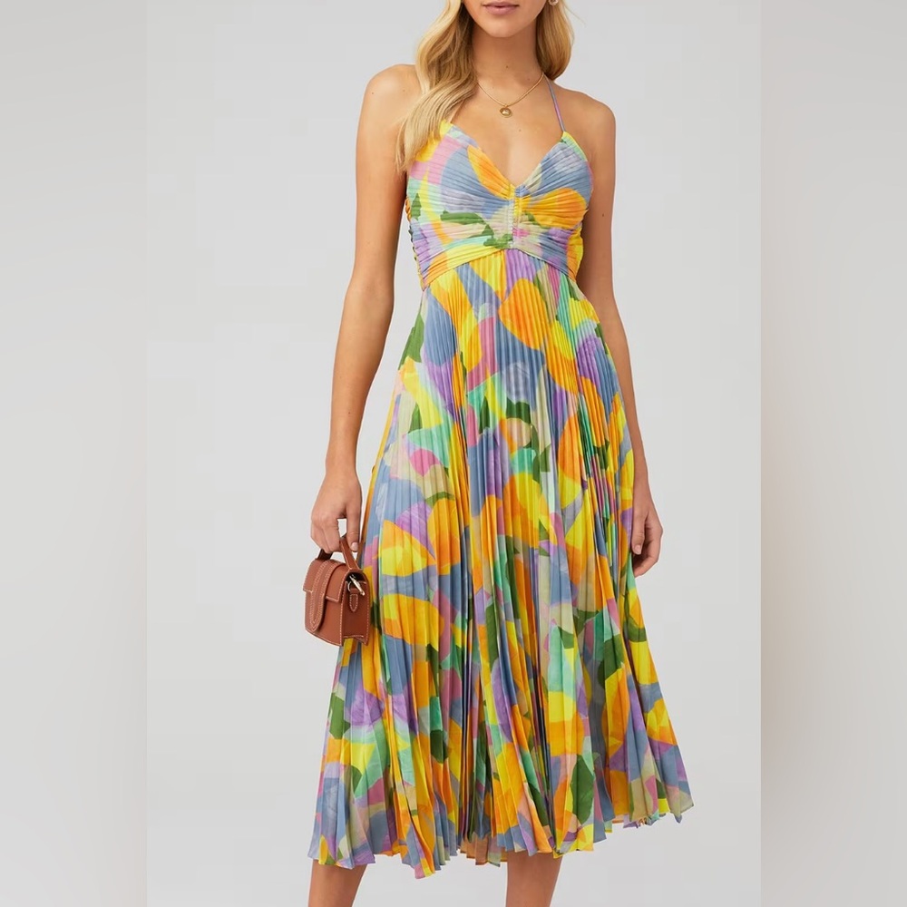 Astr Blythe Midi Dress